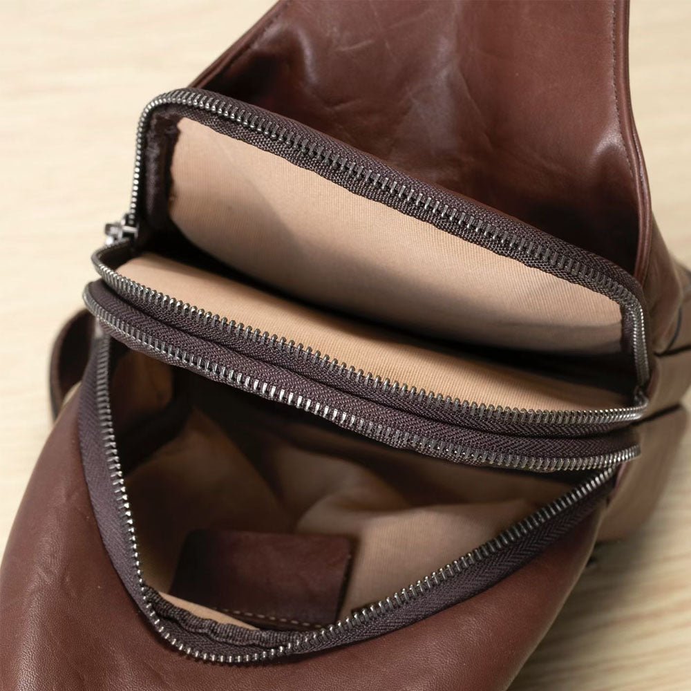 LuxeLatch Leather Shoulder Bag - Moderno Collections