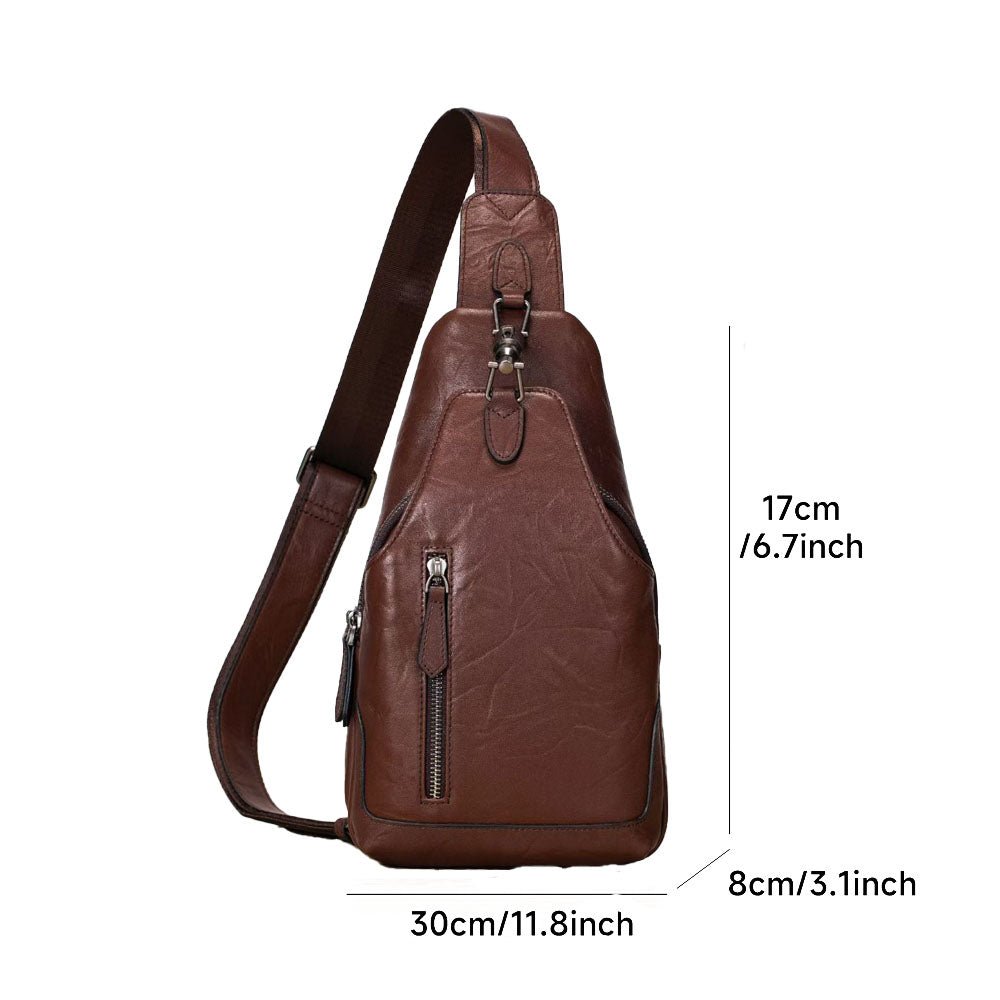 LuxeLatch Leather Shoulder Bag - Moderno Collections