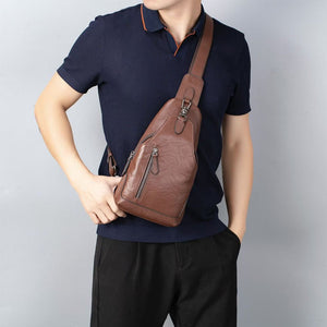 Thumbnail for LuxeLatch Leather Shoulder Bag - Moderno Collections