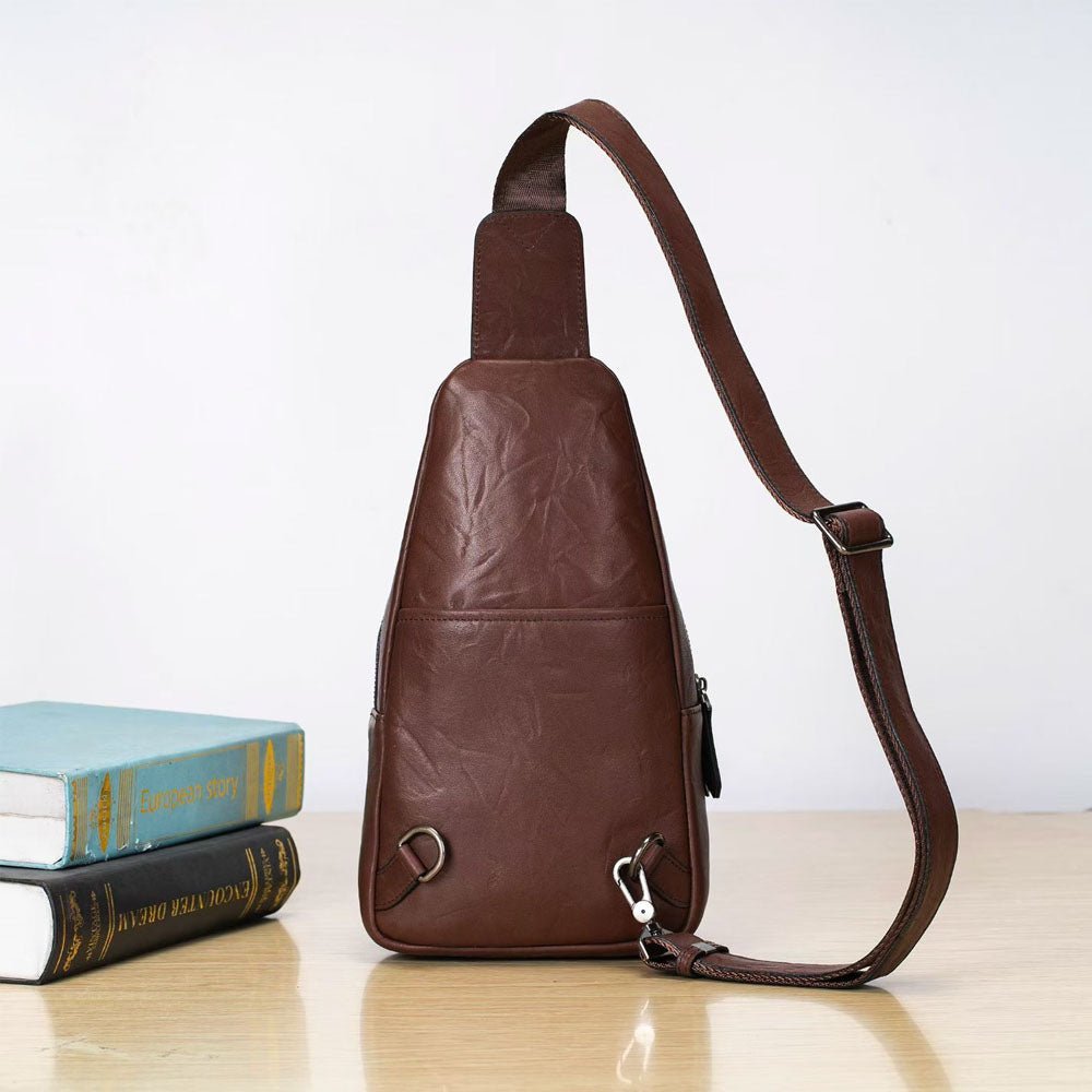 LuxeLatch Leather Shoulder Bag - Moderno Collections