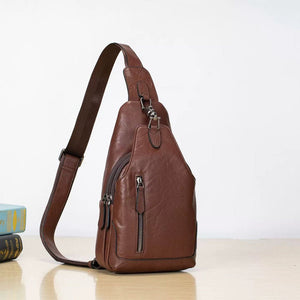 Thumbnail for LuxeLatch Leather Shoulder Bag - Moderno Collections