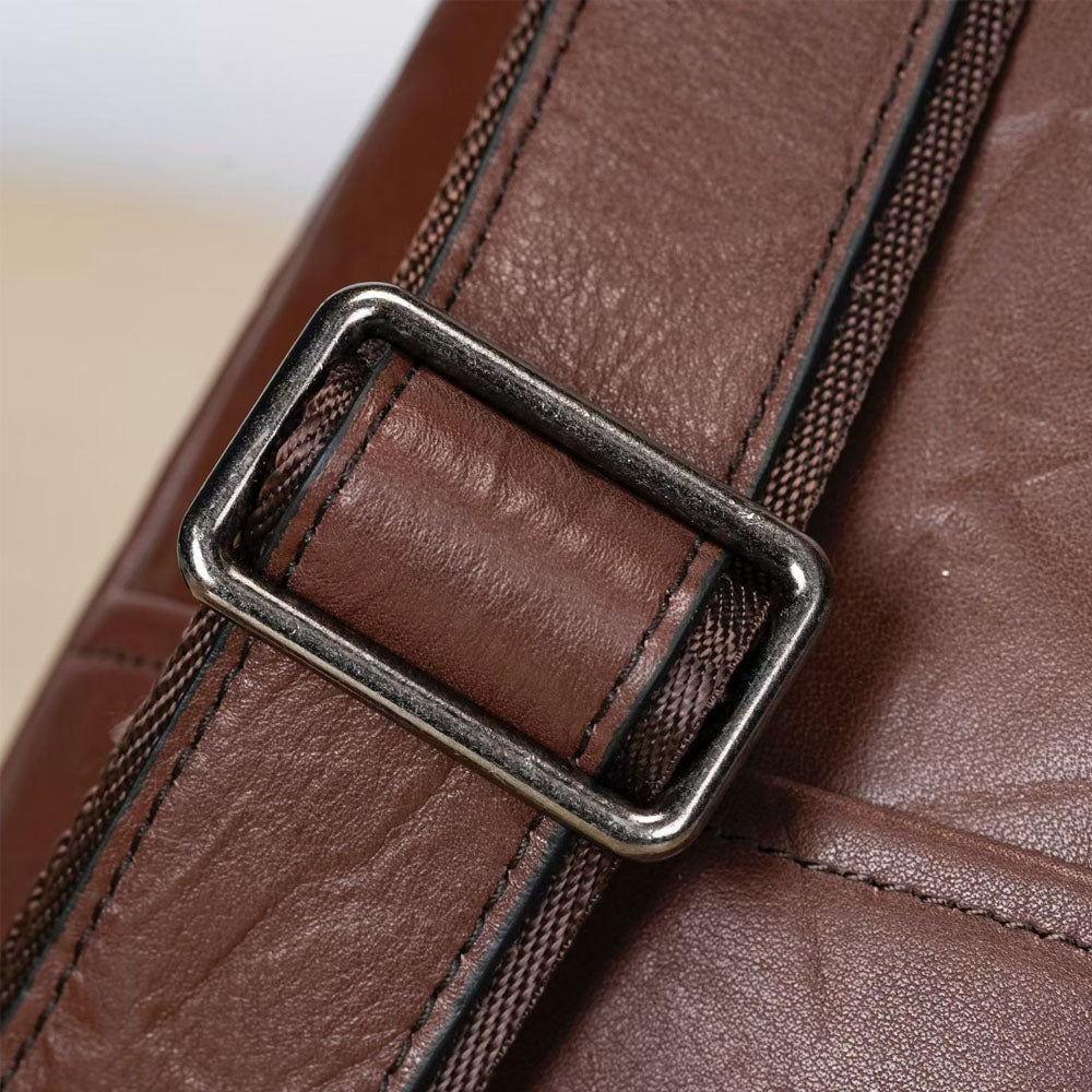 LuxeLatch Leather Shoulder Bag - Moderno Collections