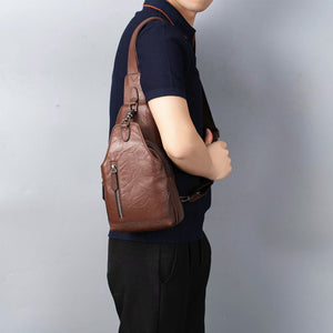 Thumbnail for LuxeLatch Leather Shoulder Bag - Moderno Collections