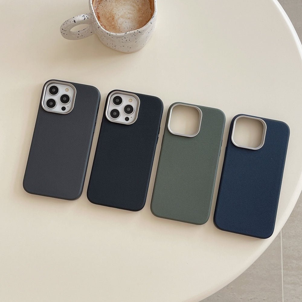 LuxGrip Magnetic Leather iPhone Case - Moderno Collections