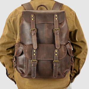 Thumbnail for Maddux Leather Backpack - Moderno Collections