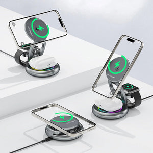 Thumbnail for MagSync Trio 3 in 1 Wireless Charger - Moderno Collections