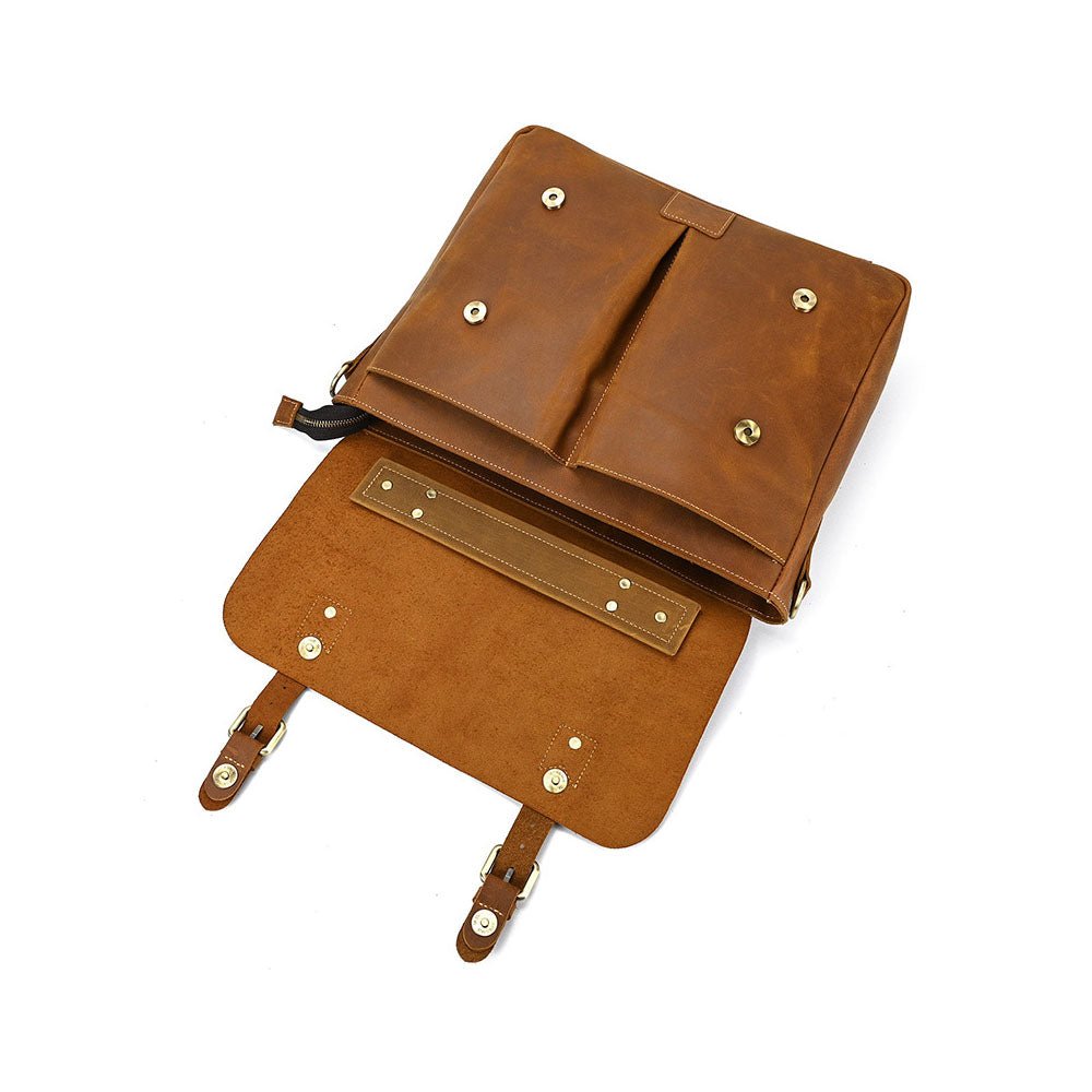 MetroCore Leather Business Bag - Moderno Collections