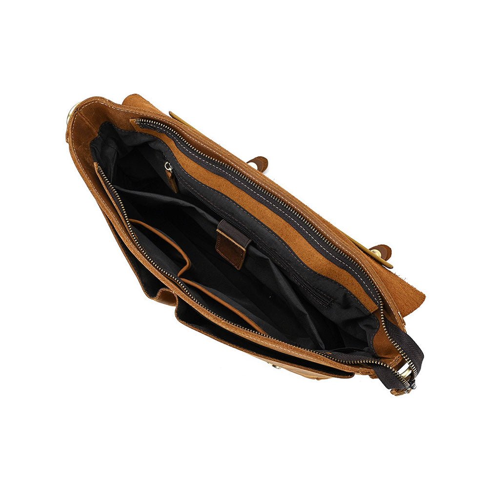 MetroCore Leather Business Bag - Moderno Collections