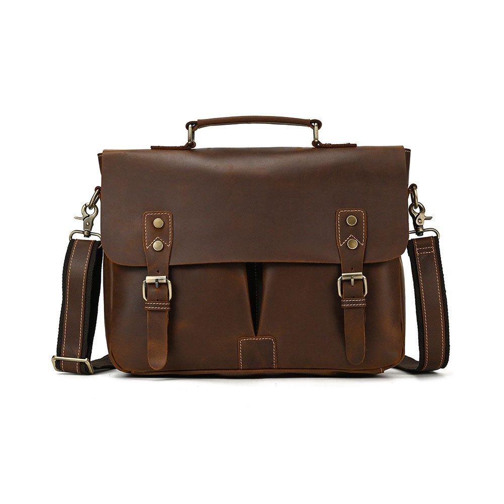MetroCore Leather Business Bag - Moderno Collections