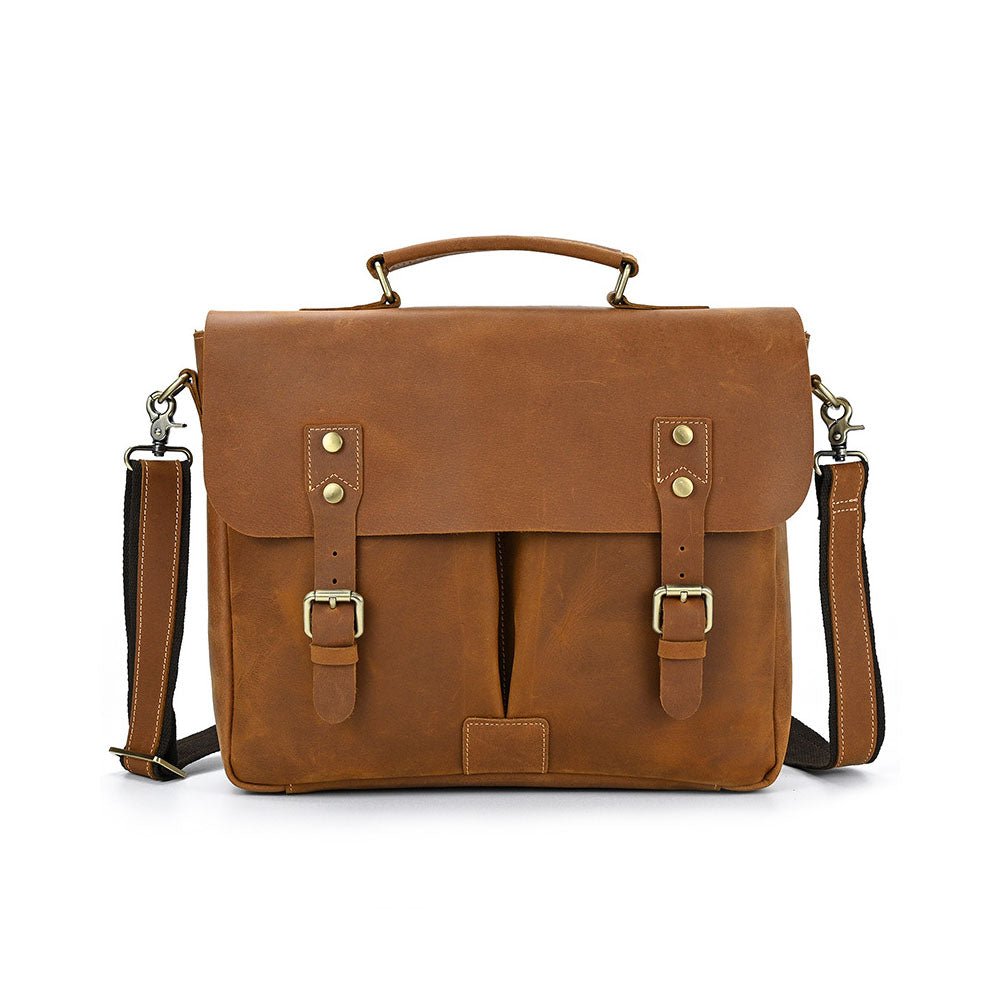 MetroCore Leather Business Bag - Moderno Collections