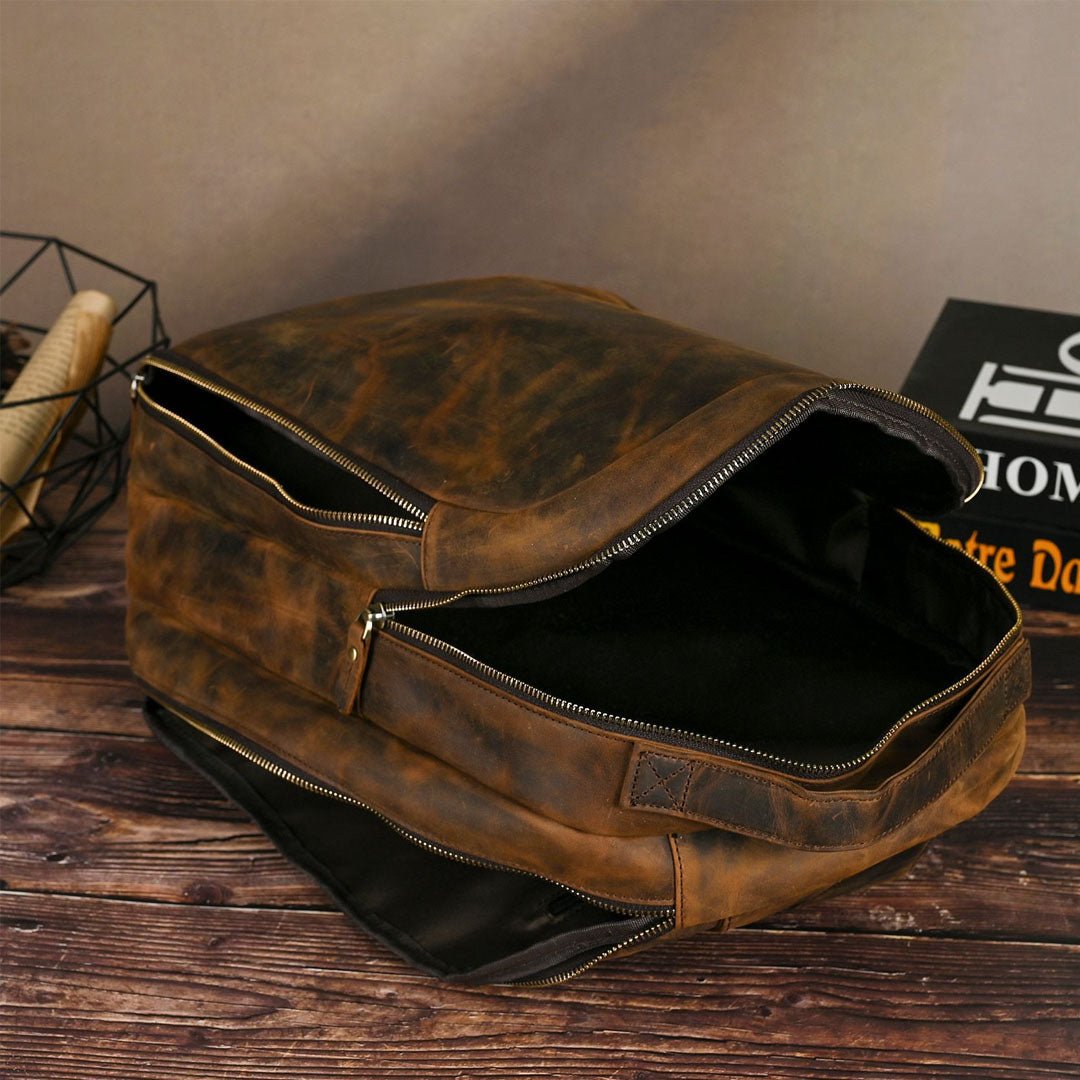 NomadTote Leather Backpack - Moderno Collections