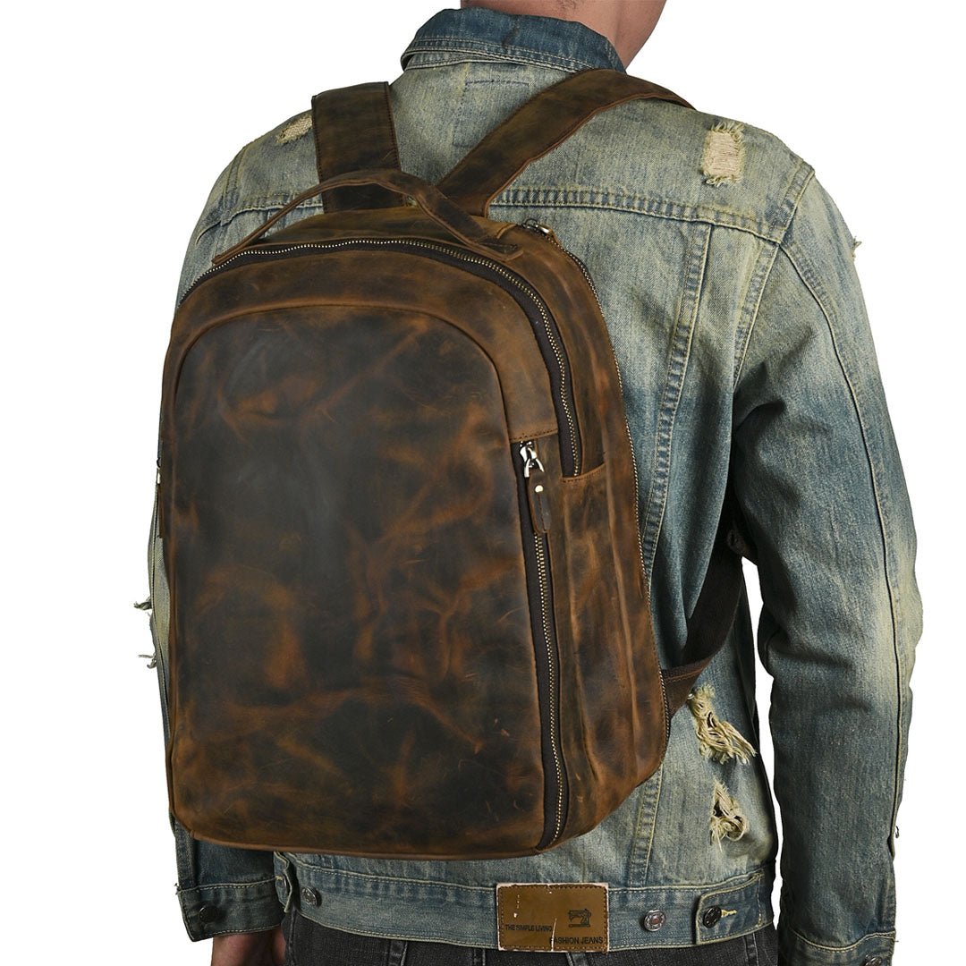 NomadTote Leather Backpack - Moderno Collections