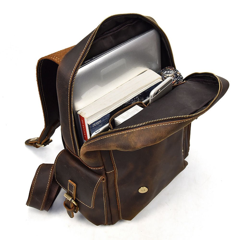 Oakridge Leather Backpack - Moderno Collections
