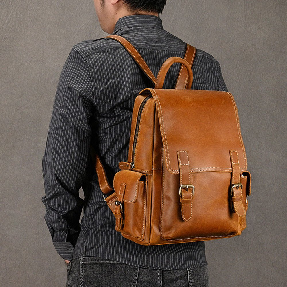 Oakridge Leather Backpack - Moderno Collections