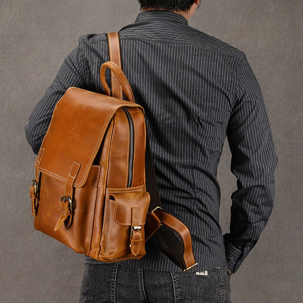 Oakridge Leather Backpack - Moderno Collections