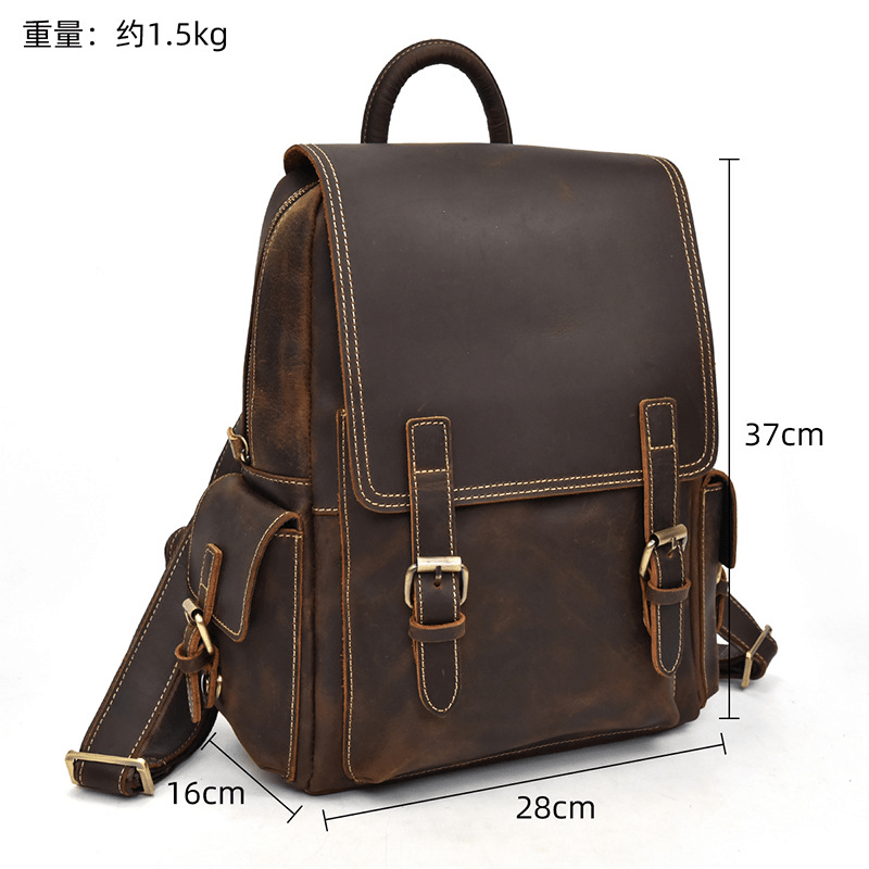 Oakridge Leather Backpack - Moderno Collections