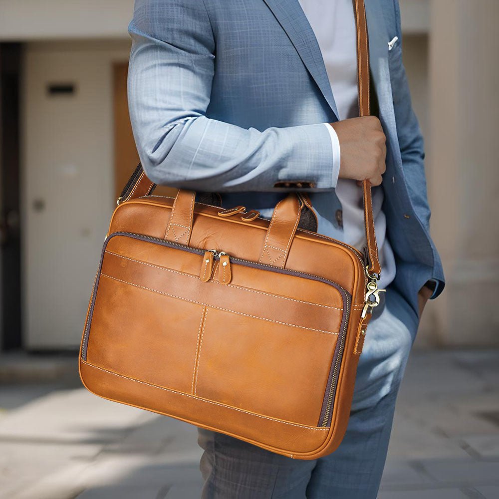 Pathfinder Leather Messenger Bag - Moderno Collections