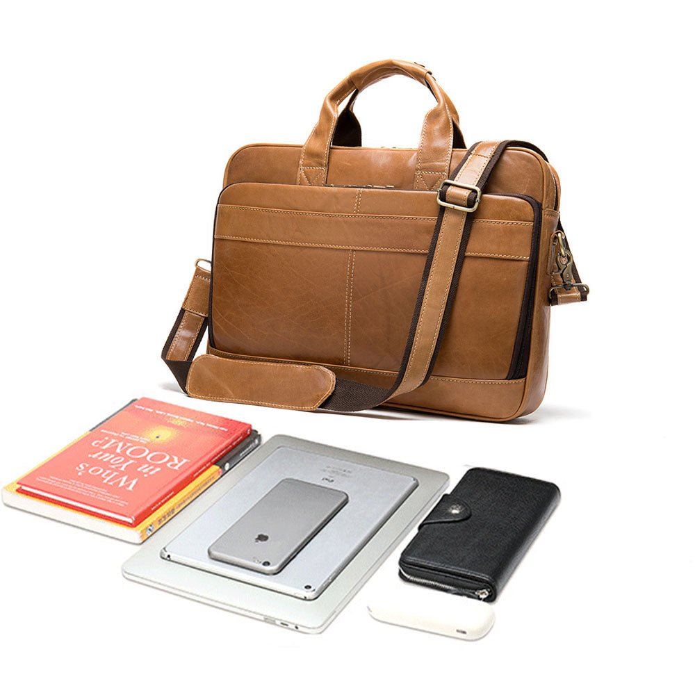 Pathfinder Leather Messenger Bag - Moderno Collections