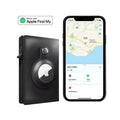 PhantomVault Genuine Leather AirTag Wallet