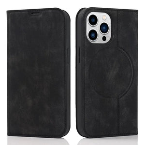 Thumbnail for Premium Leather Wallet MagSafe iPhone Case - Moderno Collections