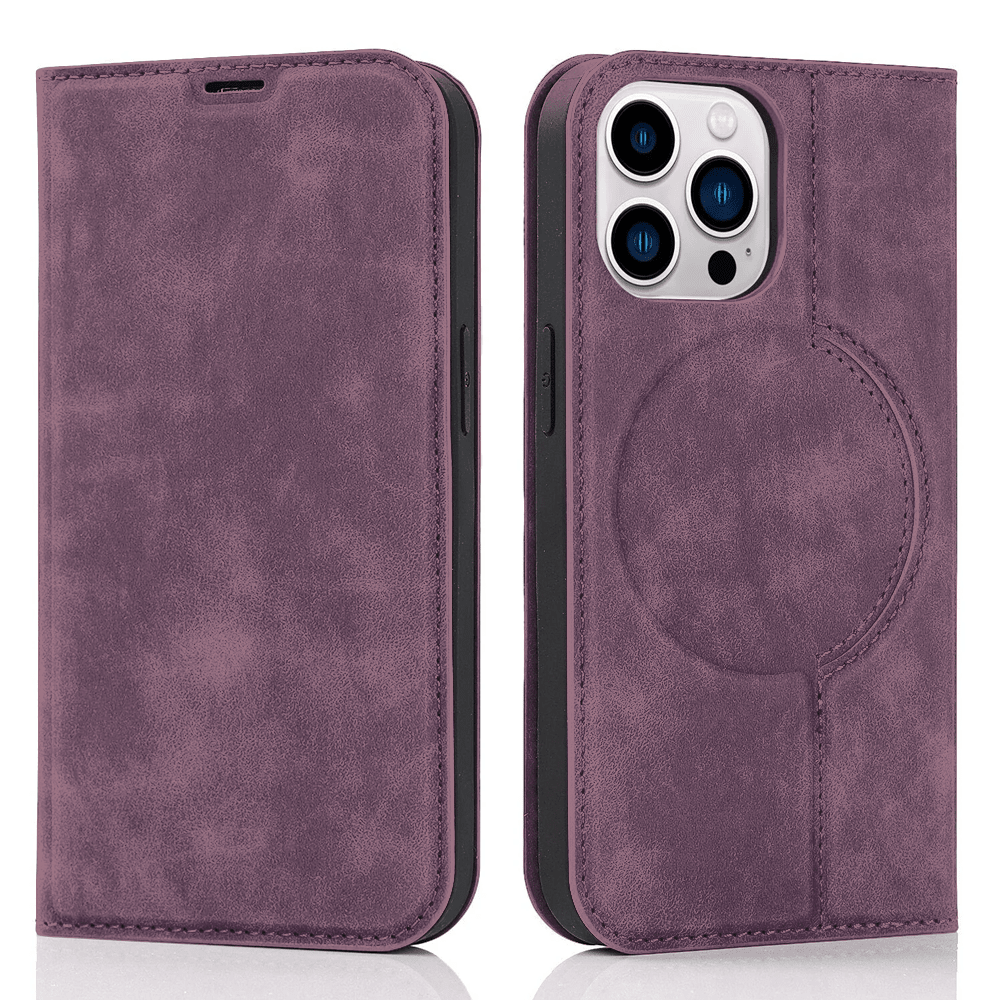 Premium Leather Wallet MagSafe iPhone Case - Moderno Collections