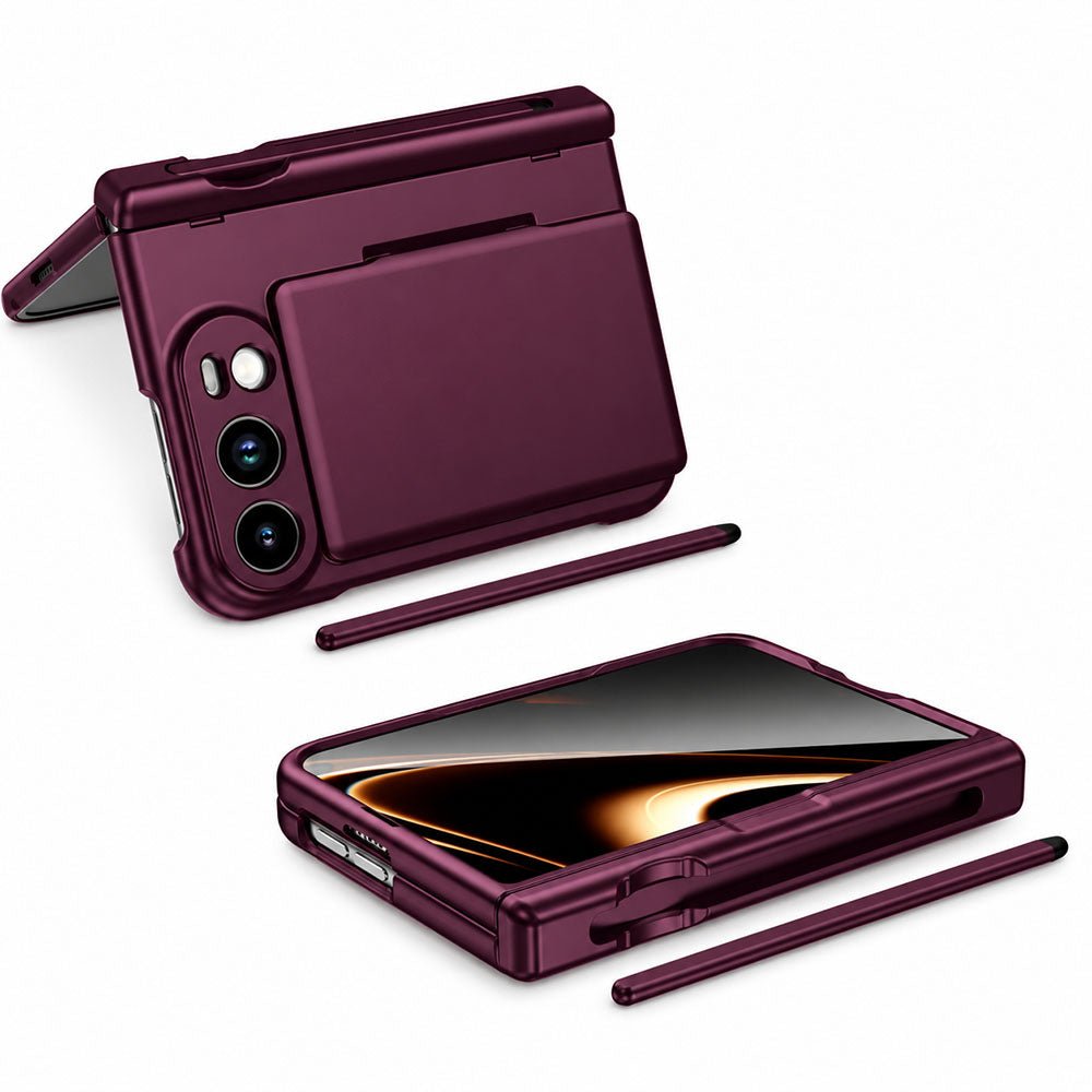 Premium Protective iPhone Duo Case with Card Slot & Kickstand - Moderno Collections