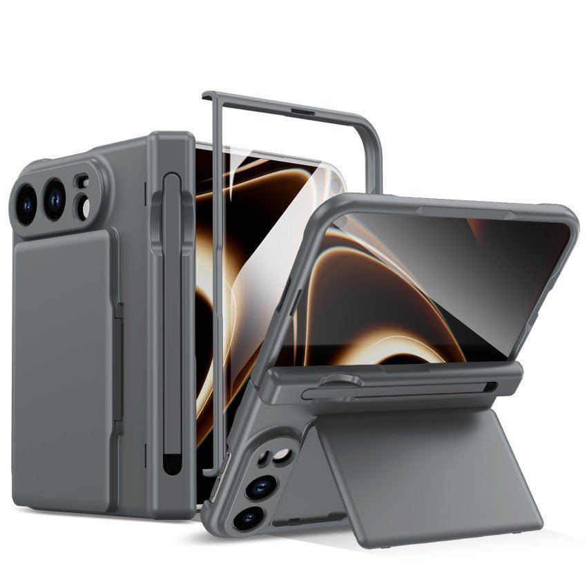 Premium Protective iPhone Duo Case with Card Slot & Kickstand - Moderno Collections
