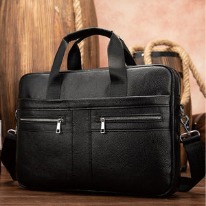 Thumbnail for Quorin Leather Briefcase - Moderno Collections