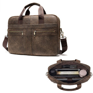 Thumbnail for Quorin Leather Briefcase - Moderno Collections