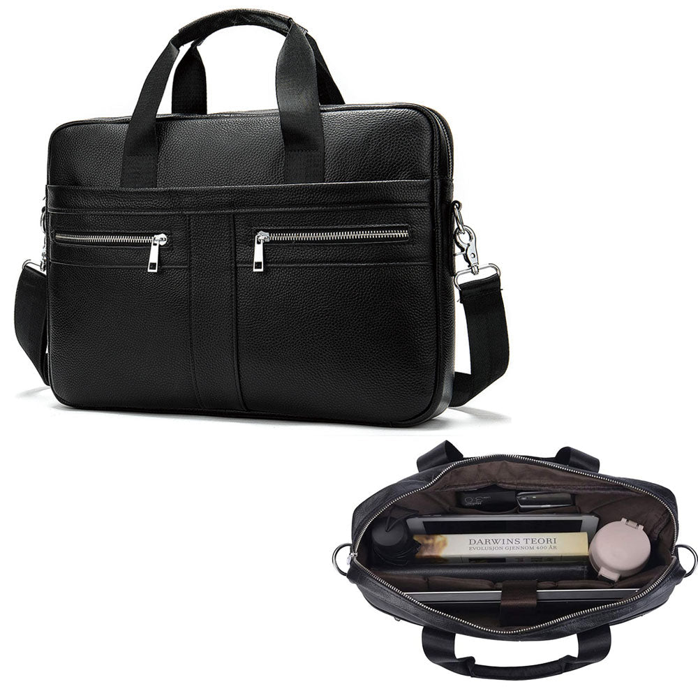 Quorin Leather Briefcase - Moderno Collections