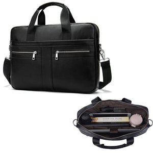 Thumbnail for Quorin Leather Briefcase - Moderno Collections