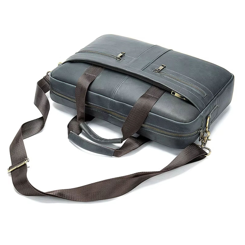 Quorin Leather Briefcase - Moderno Collections
