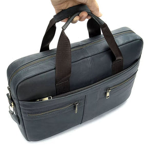 Thumbnail for Quorin Leather Briefcase - Moderno Collections