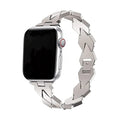 RadiantGem Stainless Steel Women's Watch Band
