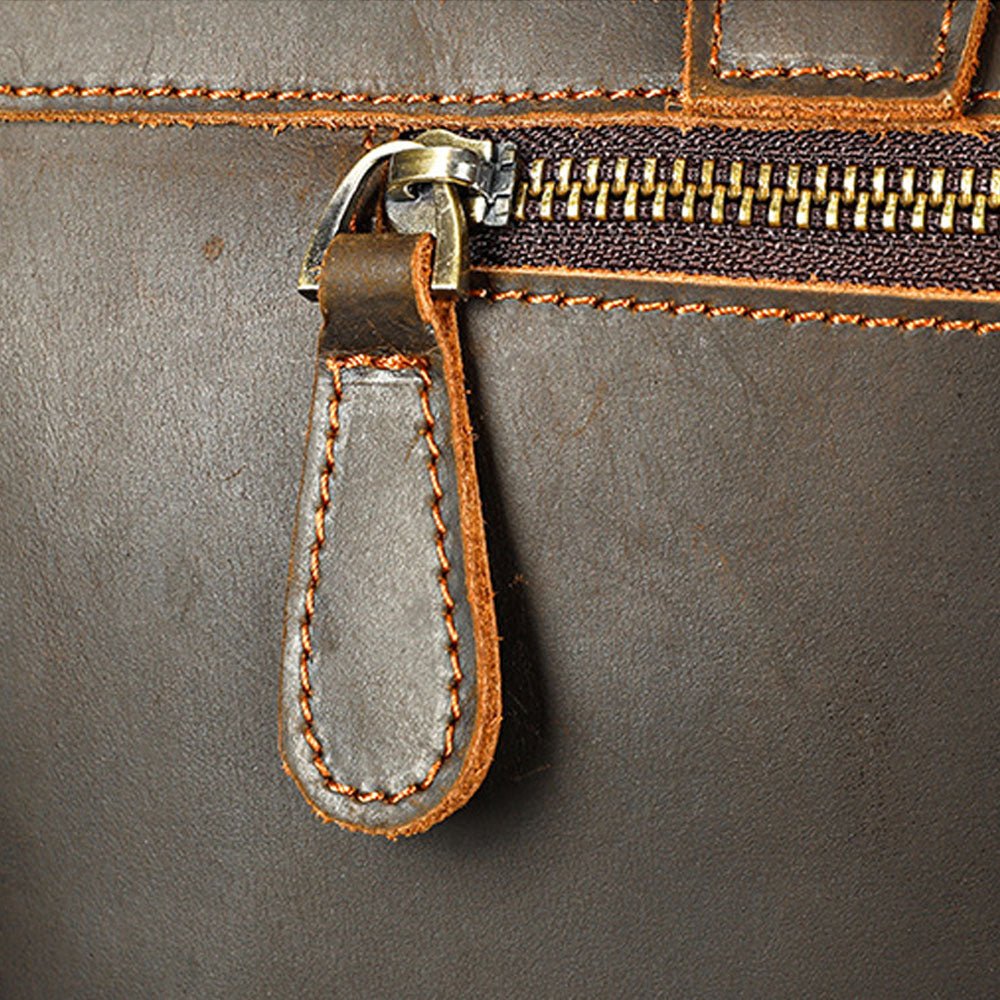 RetroMagna Leather Messenger Bag - Moderno Collections
