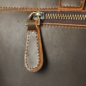 Thumbnail for RetroMagna Leather Messenger Bag - Moderno Collections