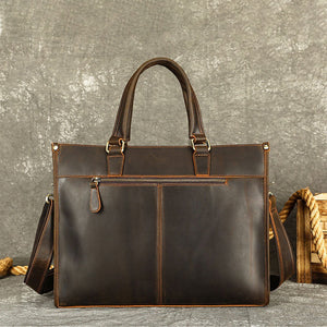 Thumbnail for RetroMagna Leather Messenger Bag - Moderno Collections
