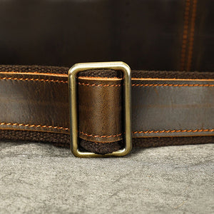 Thumbnail for RetroMagna Leather Messenger Bag - Moderno Collections