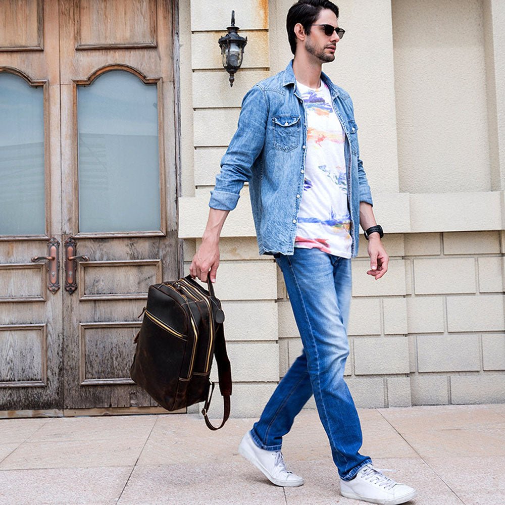 RoverDrift Leather Backpack - Moderno Collections