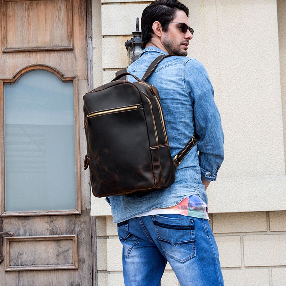 RoverDrift Leather Backpack - Moderno Collections