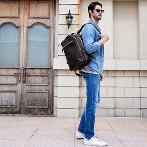 Thumbnail for RoverDrift Leather Backpack - Moderno Collections