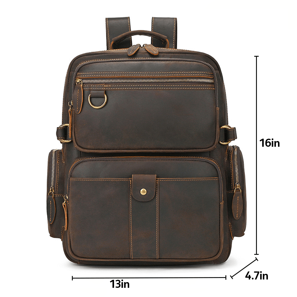 Rustbelt Leather Backpack - Moderno Collections