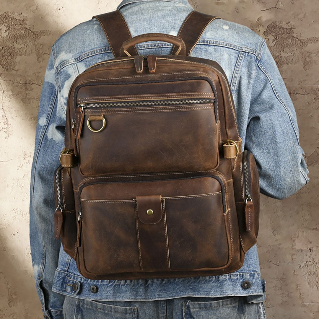 Rustbelt Leather Backpack - Moderno Collections