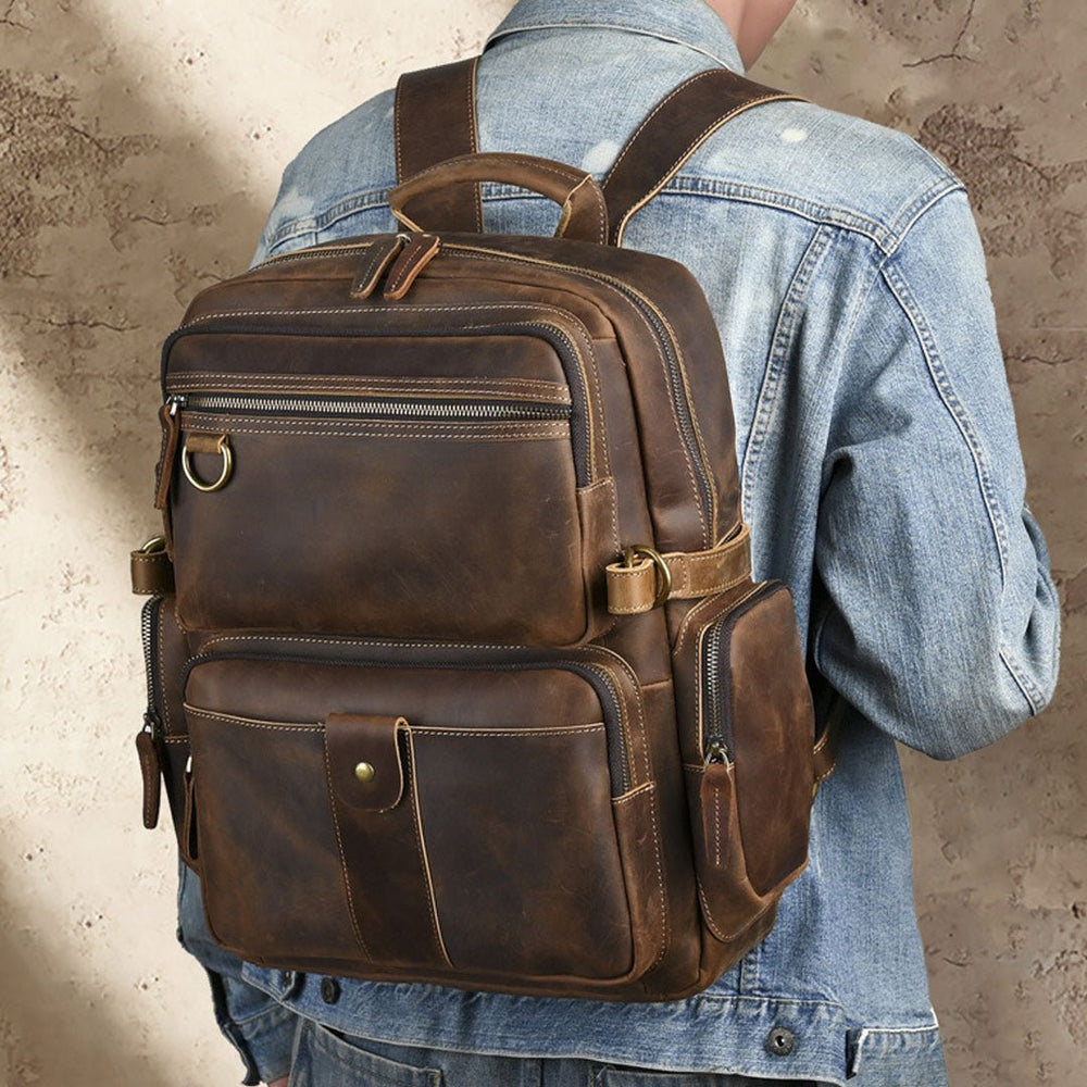 Rustbelt Leather Backpack - Moderno Collections