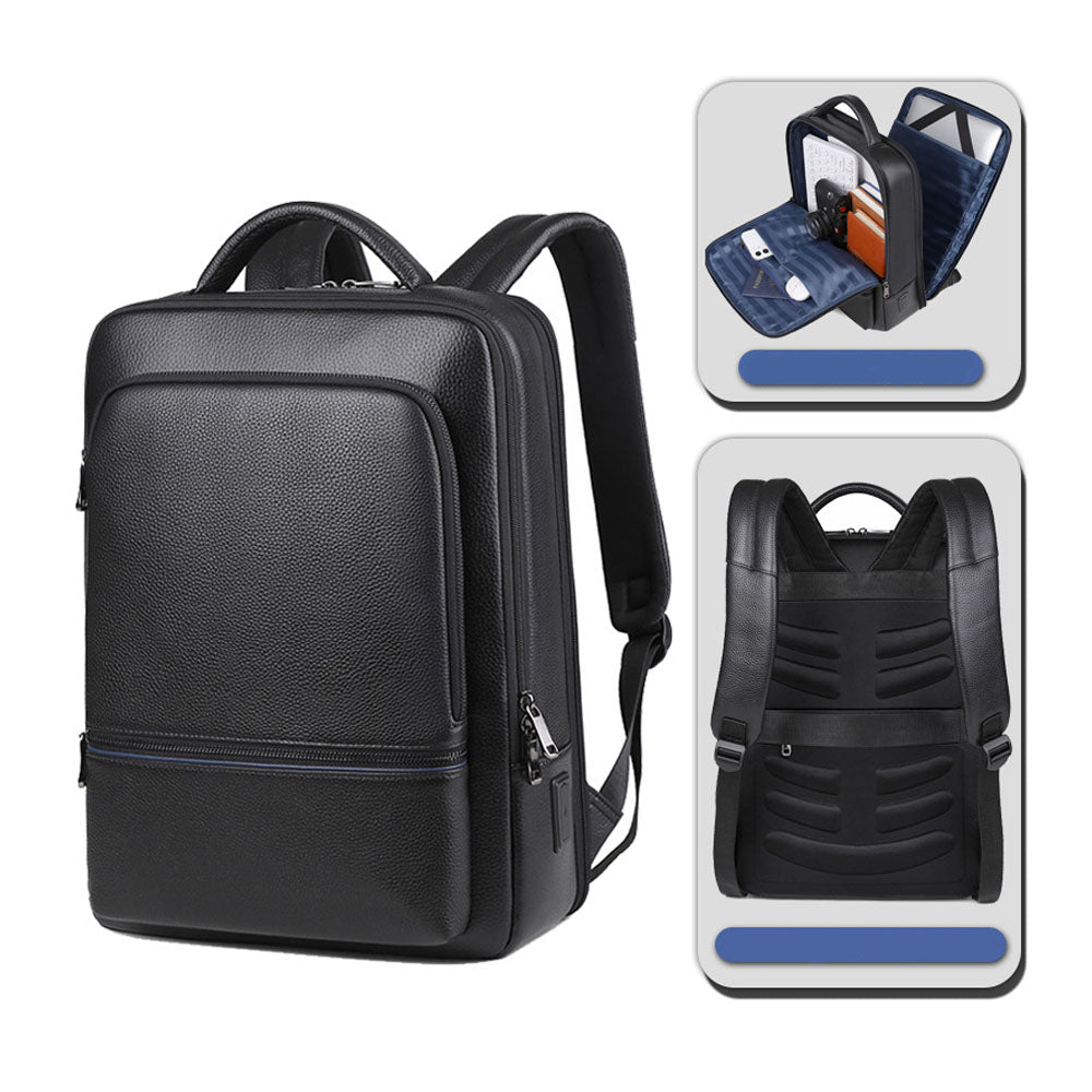 SmartHaul Pro Leather Backpack - Moderno Collections