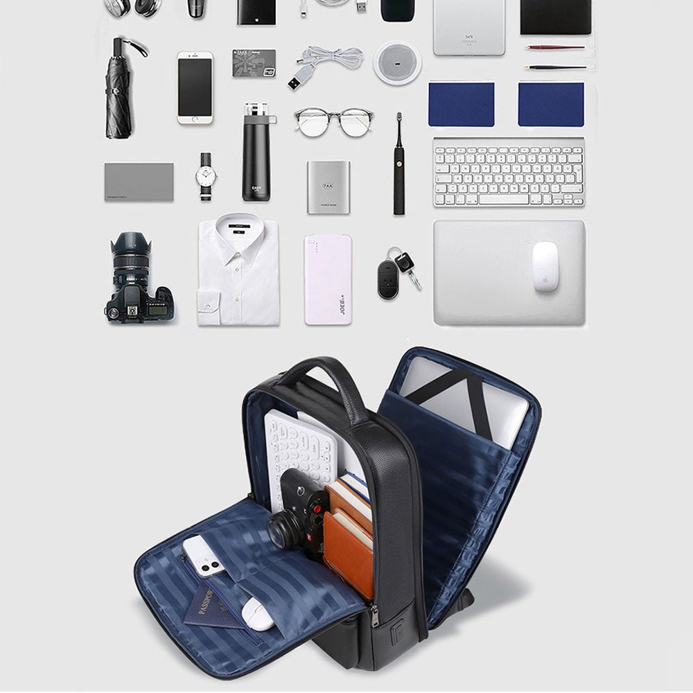 SmartHaul Pro Leather Backpack - Moderno Collections