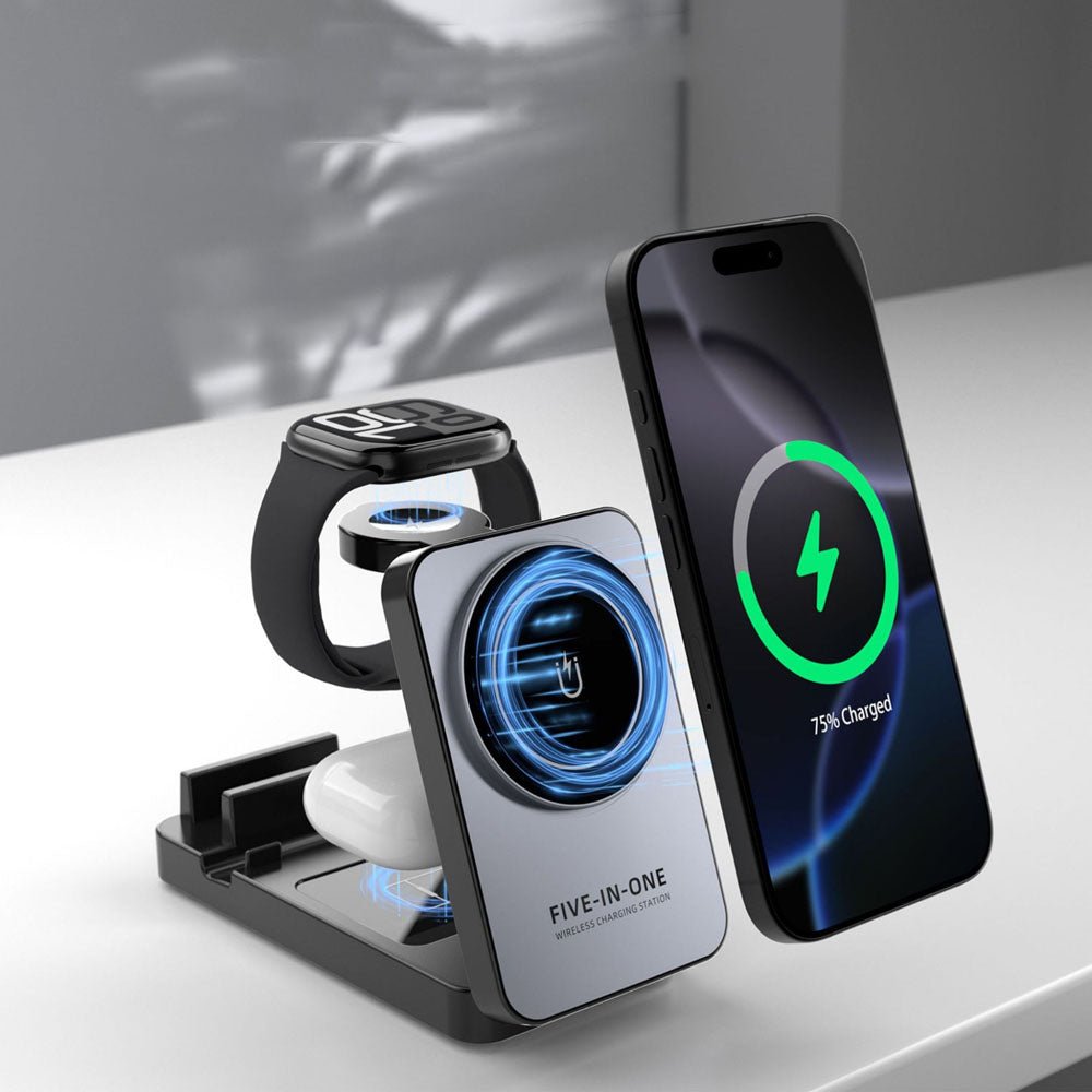 SnapDock 5 in 1 MagSafe Charging Station - Moderno Collections