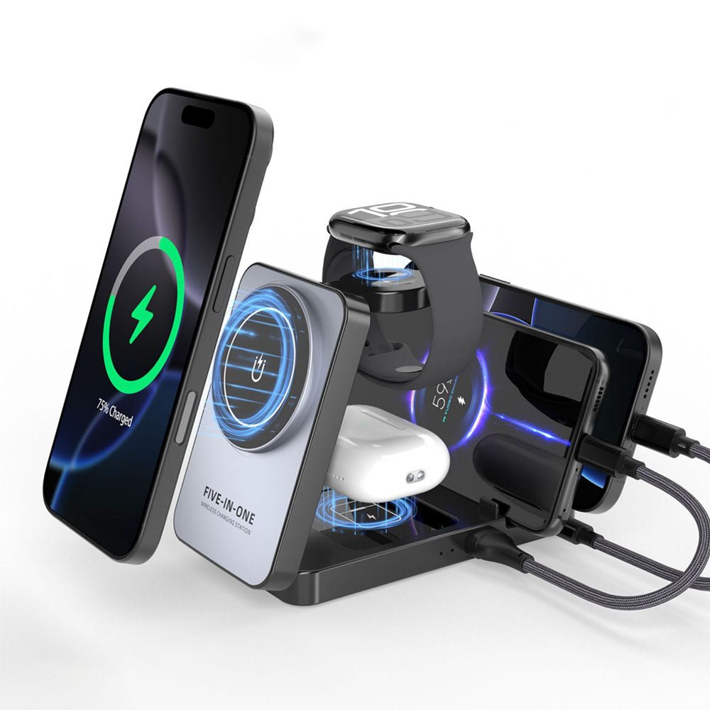 SnapDock 5 in 1 MagSafe Charging Station - Moderno Collections