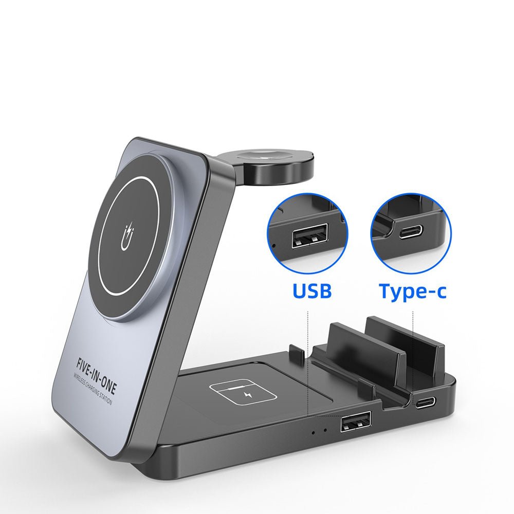 SnapDock 5 in 1 MagSafe Charging Station - Moderno Collections