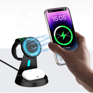 Thumbnail for SnapStack 3-in-1 MagSafe Wireless Charger - Moderno Collections